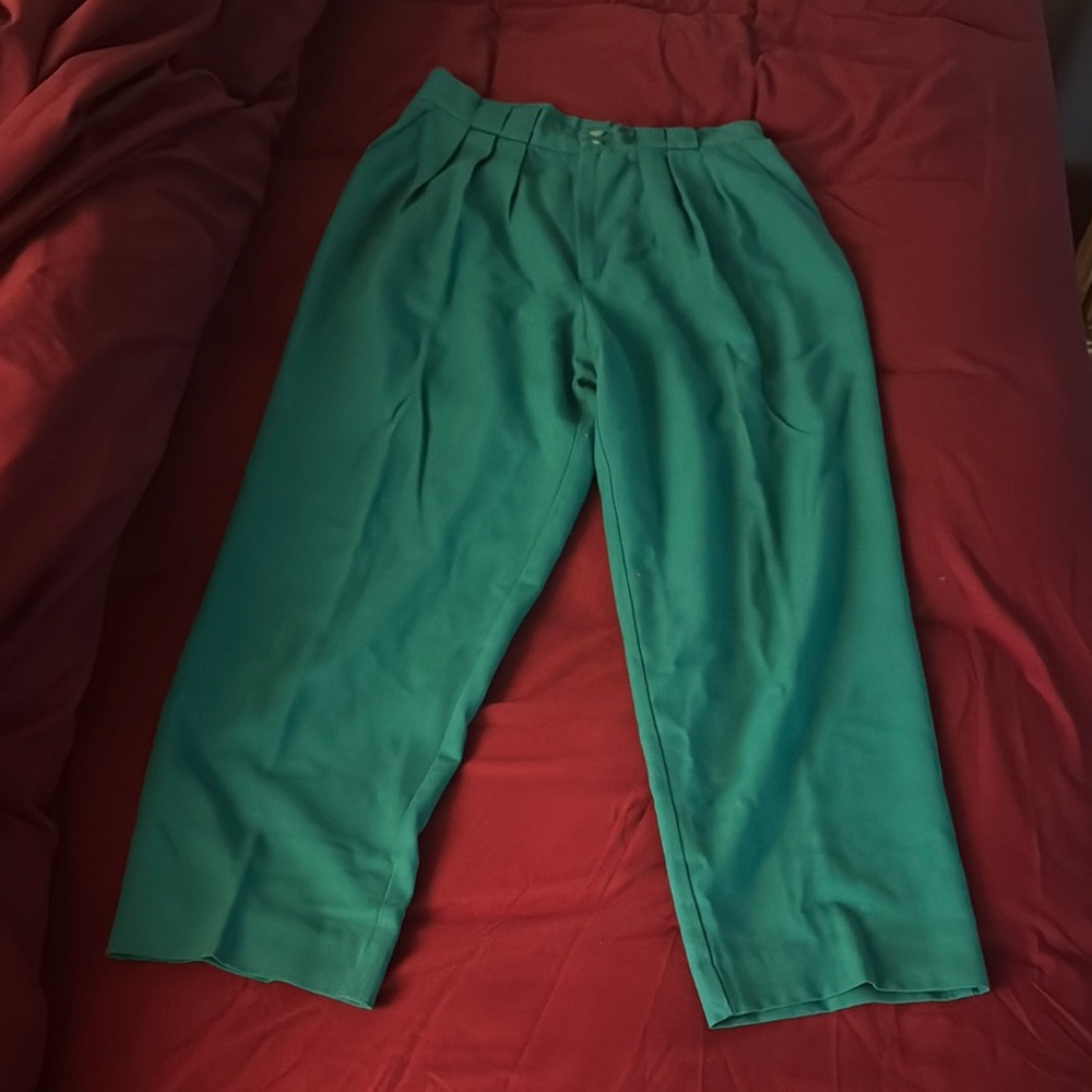 Vintage CASABLANCA Turquoise Trousers
